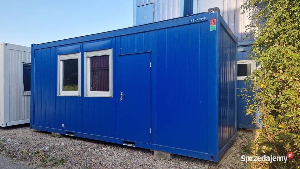 Kontener Biurowy Socjalny wym605x240 Containex Somianka-Parcele sprzedam