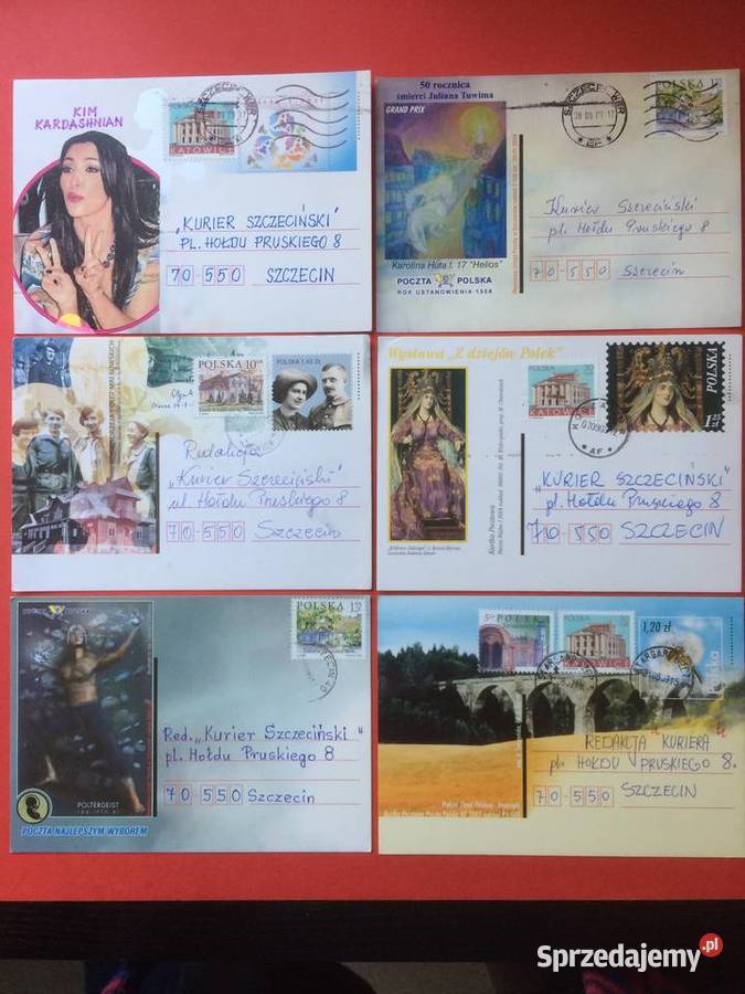 528 Zestaw Kart Pocztowych 4 zachodniopomorskie Szczecin