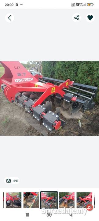 Sprzedam bronę talerzową 27m nieuszkodzony