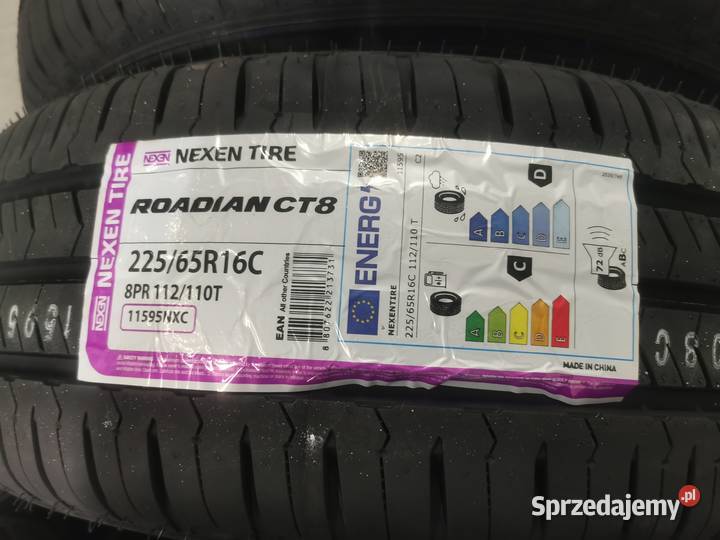 Komplet NOWYCH opon na lato 22565R16 112110T małopolskie Kraków