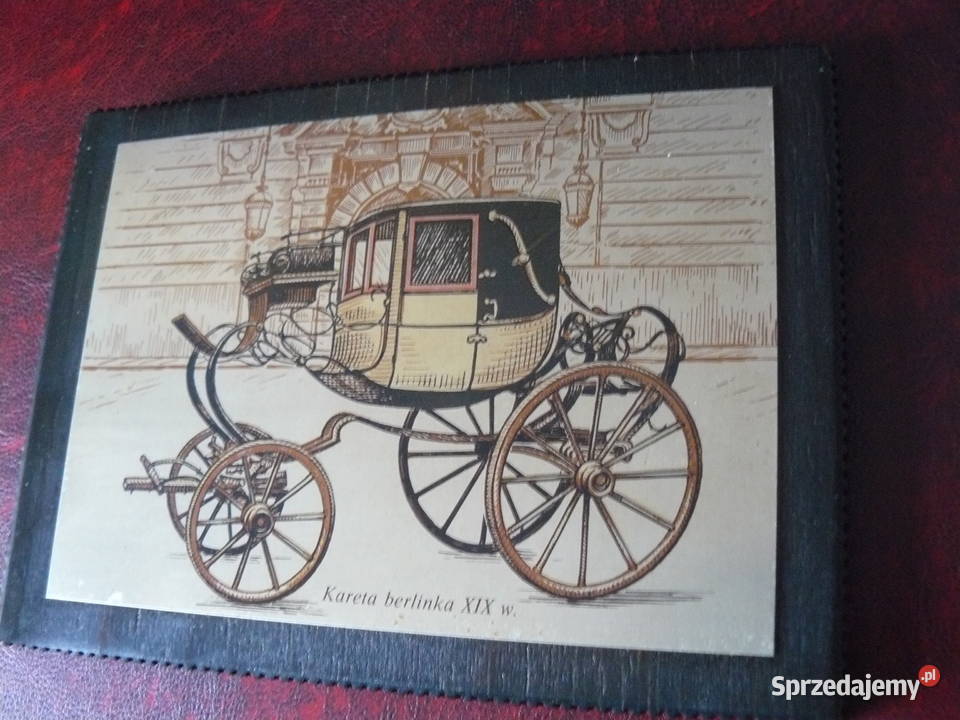 Stare obrazy plakiety karoce Nowa Sól