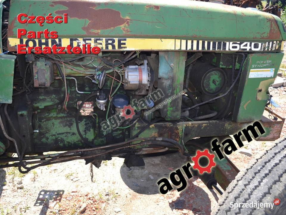 John Deere 1640 części silnik skrzynia biegów Pozostałe Byków