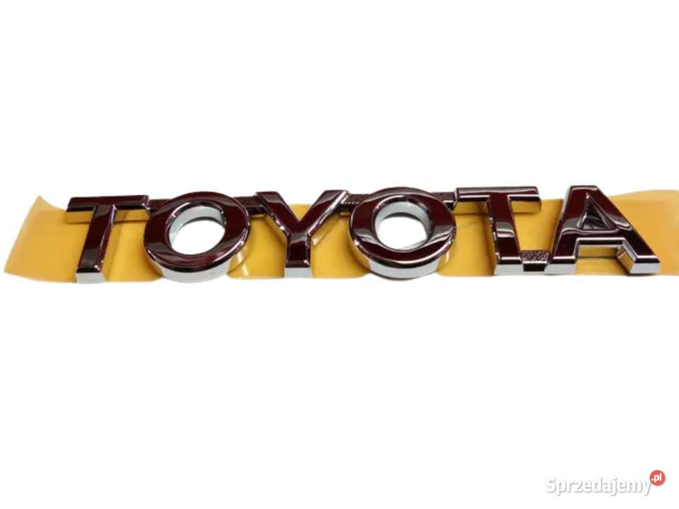TOYOTA Rav4 Chromowany emblemat logo tyl dolnośląskie Kąty Wrocławskie