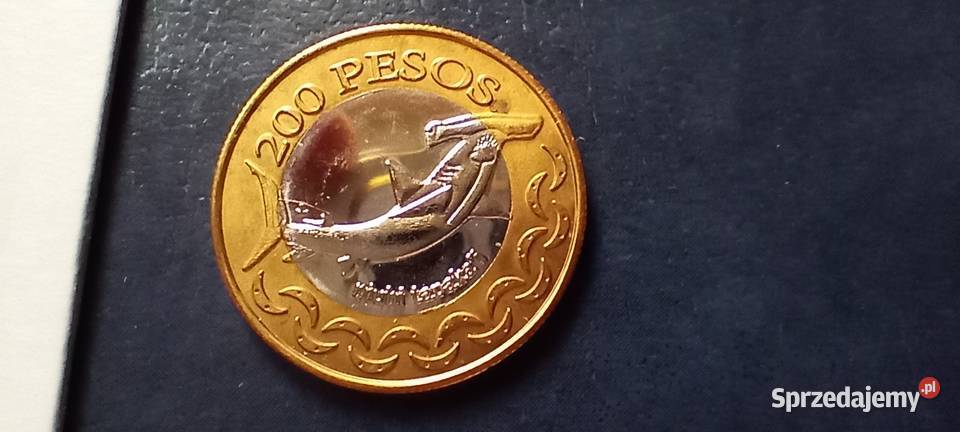 Stare monety 200 pesos 2007 Wyspa Wielkanocna podkarpackie Lesko