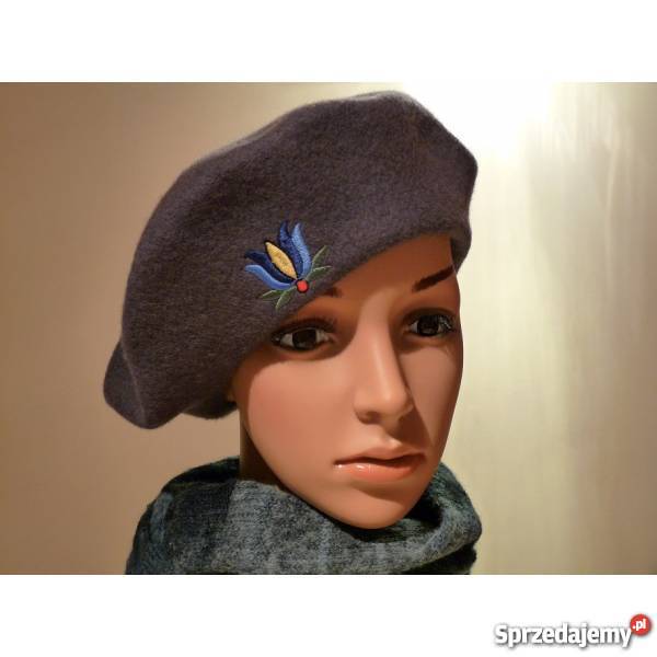 BERET Z KASZUBSKIM WZOREM Lębork