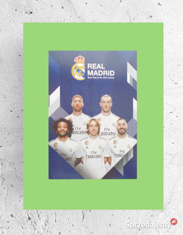 piłkarski plakat 30x40 rela mardid plakat vieira Rzeszów