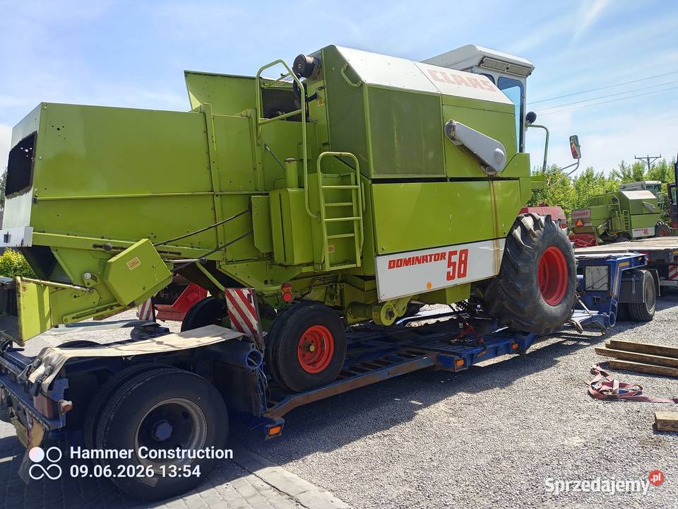 Kombajn Zbożowy Claas Dominator 58 lubelskie Chełm