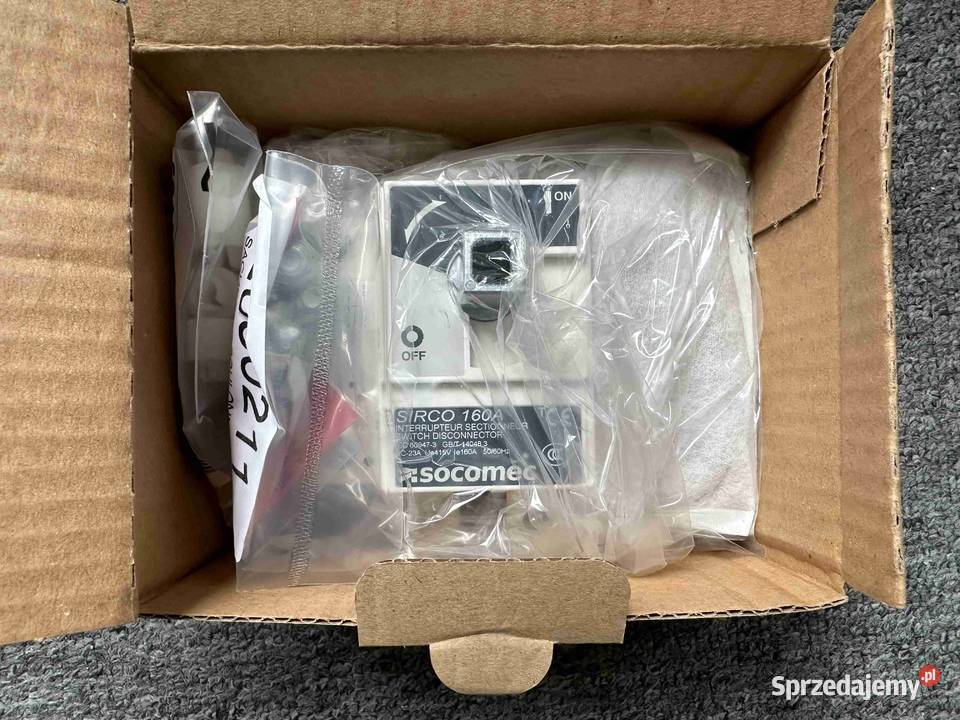 Rozłącznik izolacyjny Socomec Sirco 3X160A F Łódź