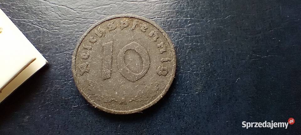 Stare monety 10 fenig 1944 A Niemcy Lesko