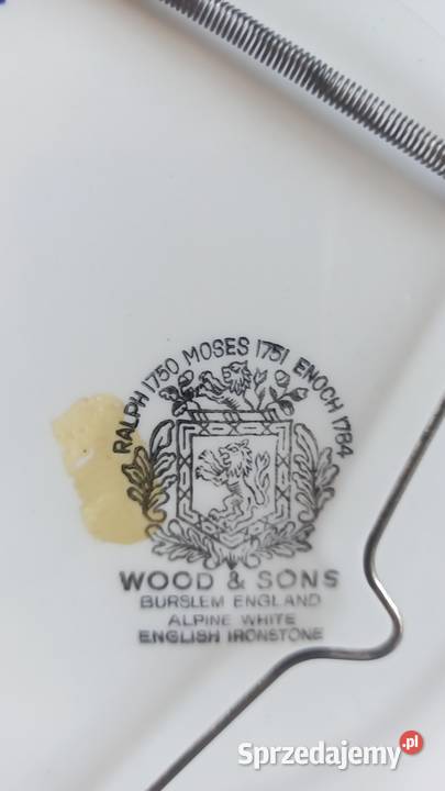 Patera z wiatrakiem WOOD SONS Burslem England Gdańsk