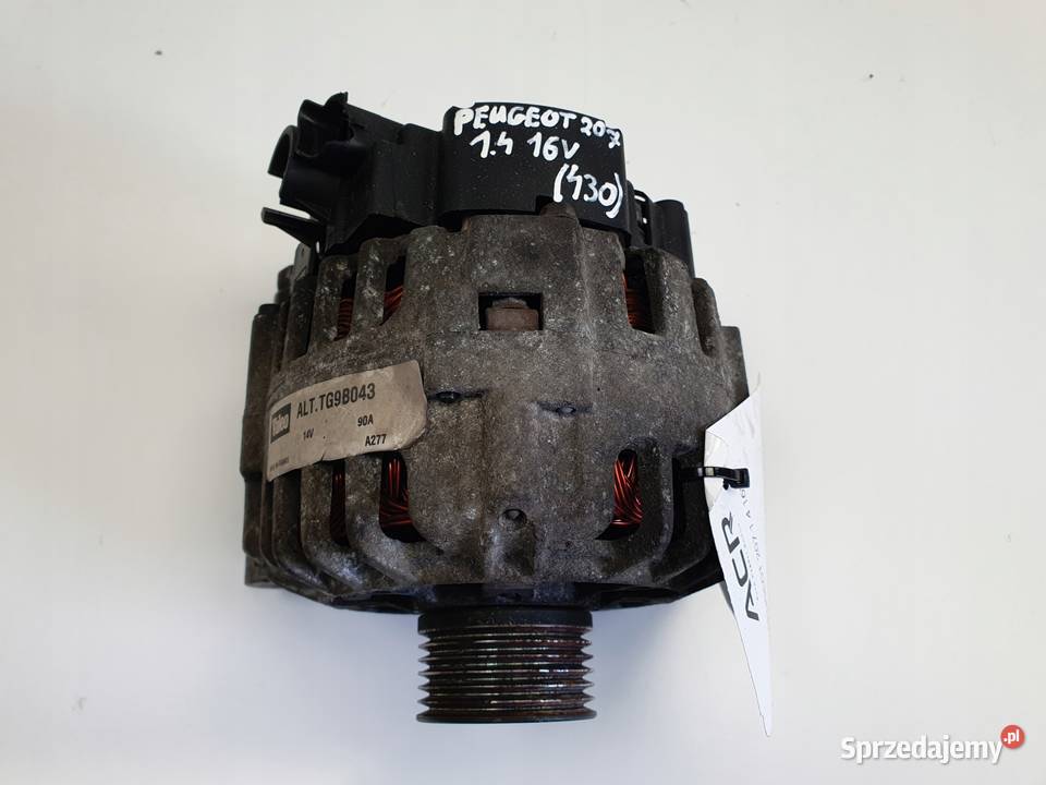 ALTERNATOR Peugeot 207 14 16V 9656956280 valeo Rudka
