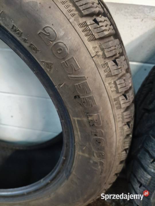 Opony zimowe super stan 20555R16 Samochodowe Tarnowskie Góry
