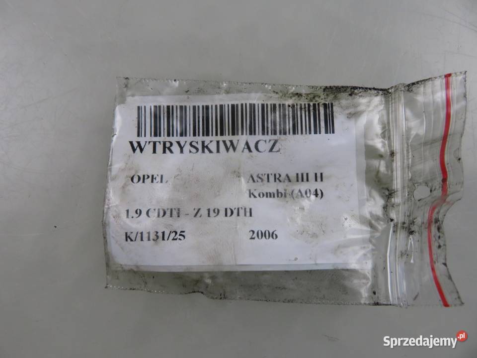 WTRYSKIWACZ SAAB OPEL 19 0445110159 małopolskie