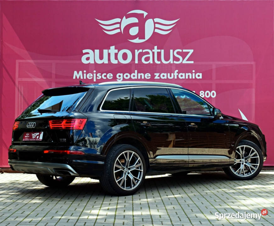 Audi Q7 Auto z Europejskiej Sieci Dealerskiej czarny mazowieckie Warszawa