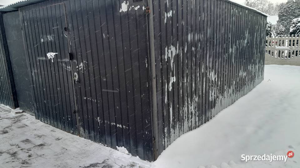 Garaż blaszany 3x5 2sz jeden ocieplany Skaryszew