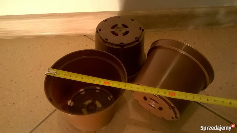 Doniczki produkcyjne okrągłe 13 09L 5 NOWE Siewierz