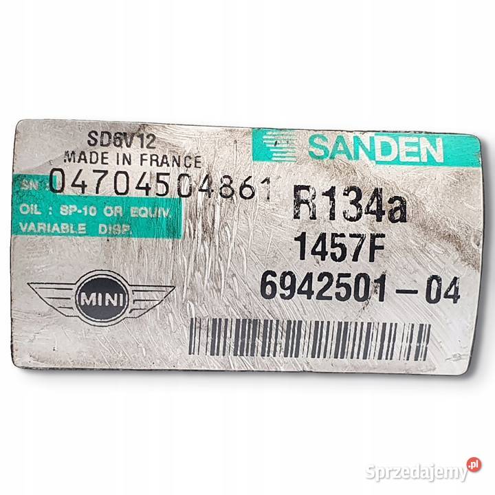 SPRĘŻARKA KLIMATYZACJI Mini Cooper R56 16 16V Chełm