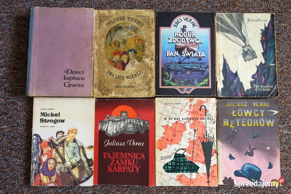 Juliusz Verne x 8 zestaw
