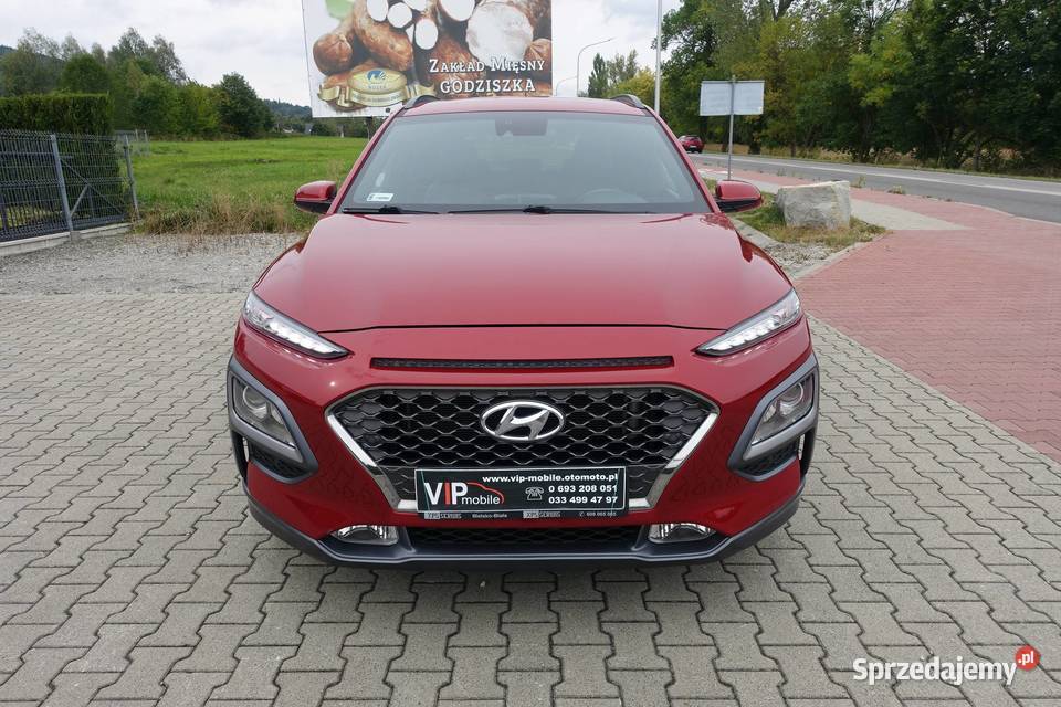 Hyundai Kona 16T 177 4X4 Automat Nawigacja kupiony w polskim salonie Buczkowice