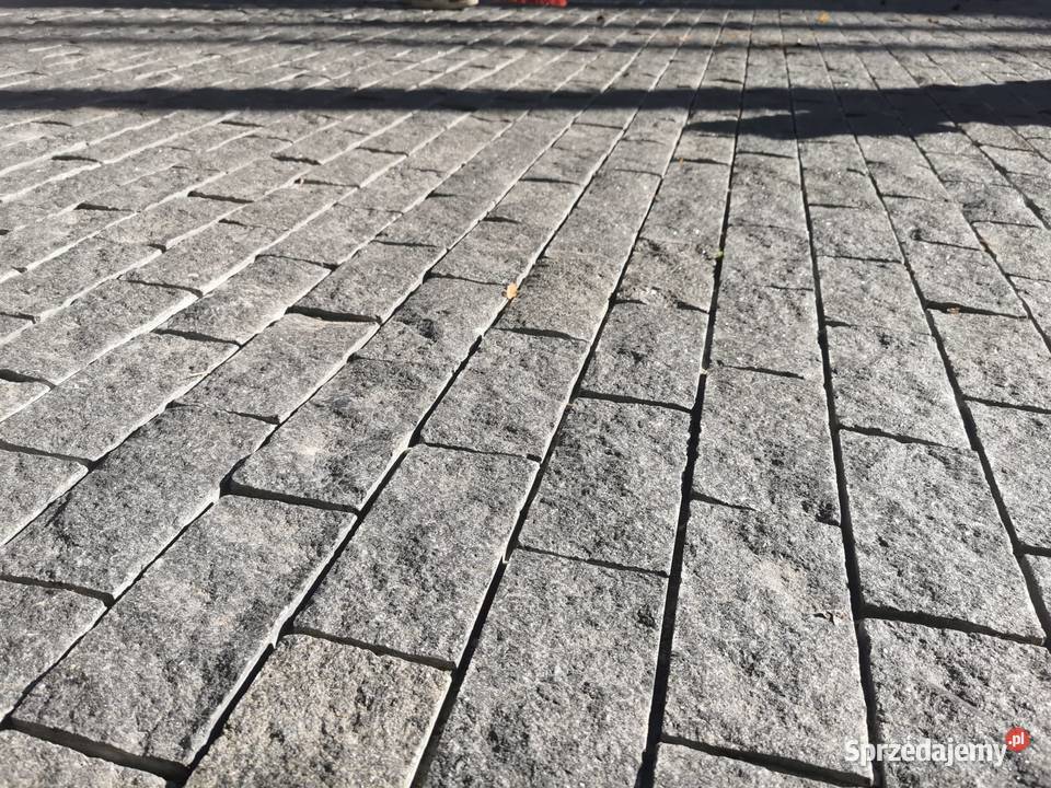 CZARNA kostka brukowa Granitowa na podjazdy Kielce