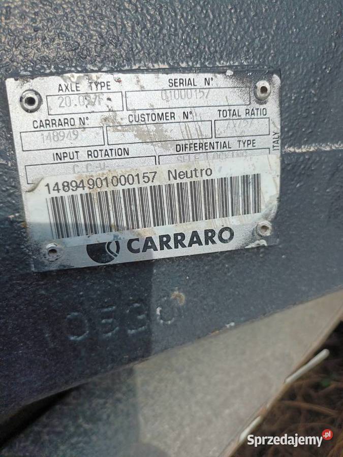 Przedni napęd carraro 2009F dyfer most Biały Dunajec