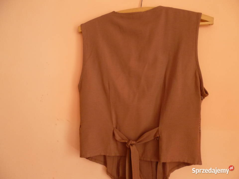 Kamizelka jasny brąz letna Kraków