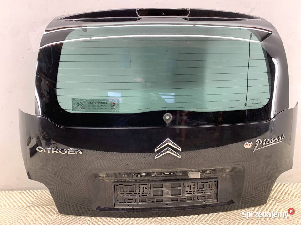 KLAPA TYŁ CITROEN C3 PICASSO Minivan TYLNA Klapy bagażnika sprzedam
