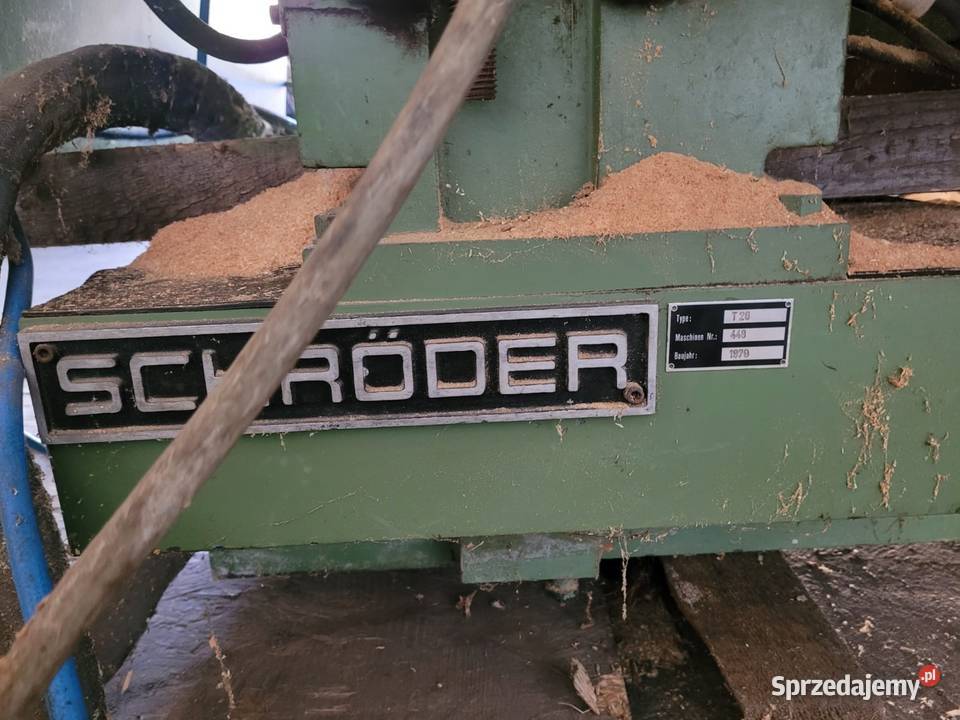 czopiarka dwustronna Schroeder T20 Kłodawa