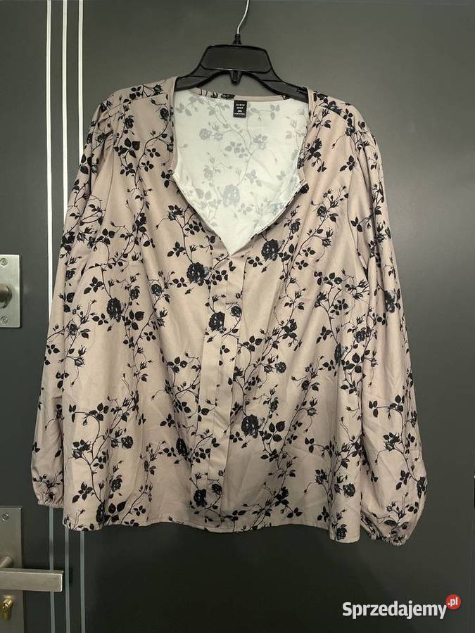 Shein Curve bluzka modny wzór kwiaty floral hit Choszczno