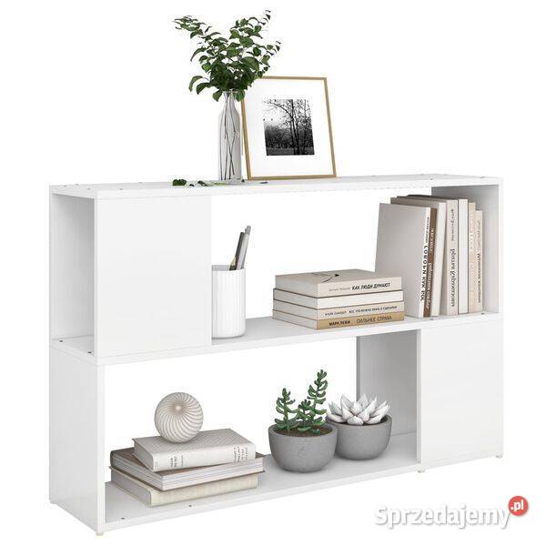 vidaXL Szafka na książki biała 100x24x63 mazowieckie