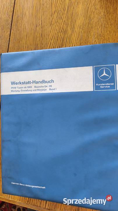 Mercedes W 114 i W115oryginalna niemiecka