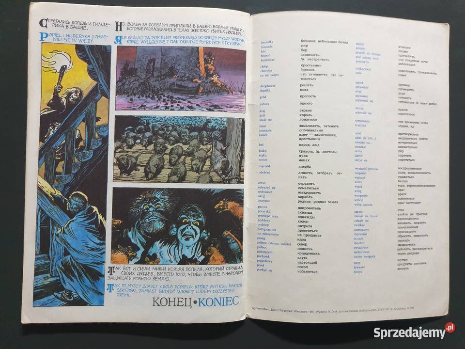 Opowieść o Popielu i Myszach jęz rosyjski Rok wydania 1987 Gdynia