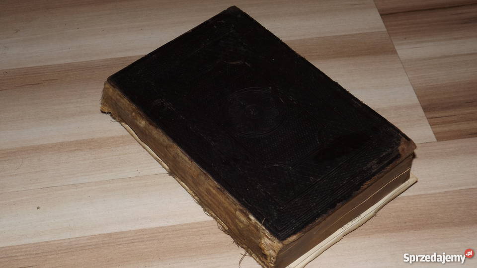 Stara Biblia Sainte Bible warmińsko-mazurskie Grodziczno