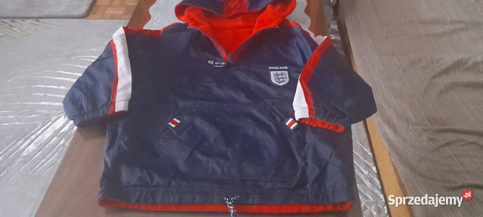 Bluza ortalionowa ocieplana polarem