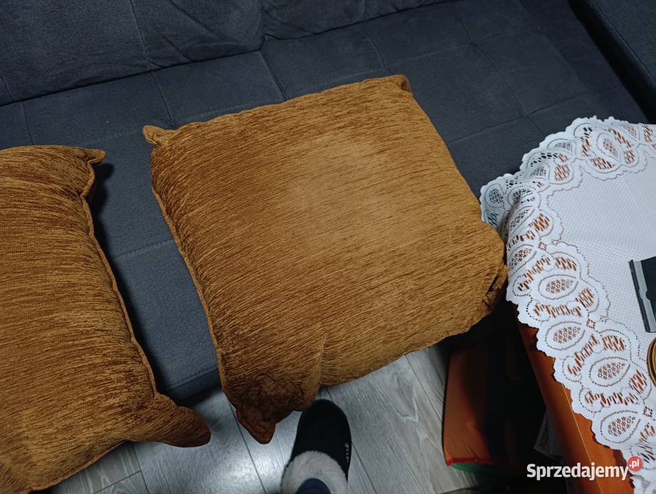 poduszki dekoracyjne brązowe komplet Poznań