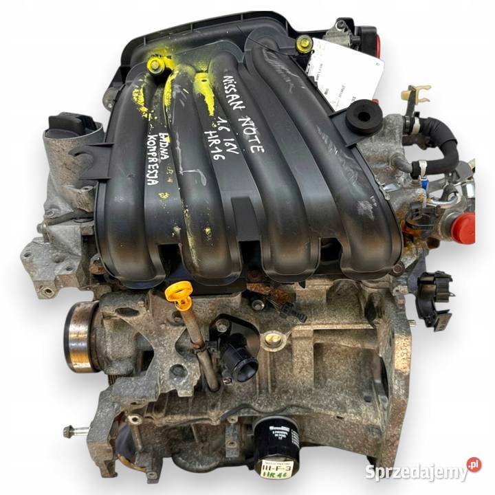 SILNIK Nissan Juke Note 16 16V 4 wtryski 1x Chełm