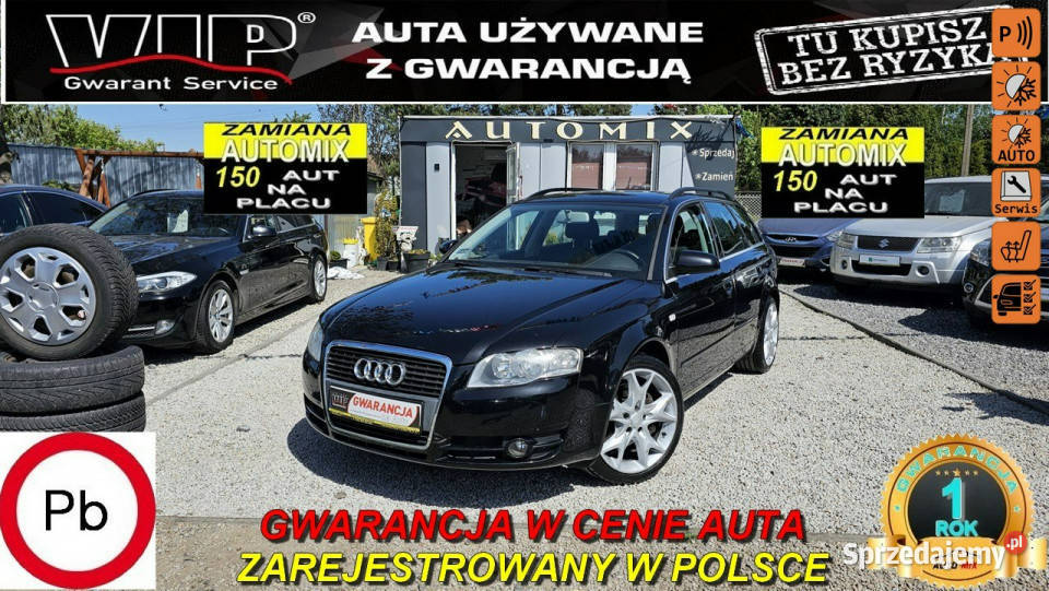 Audi A4 Zadbany 20 benz 200 Zadbany 2Xkoła podgrzewane fotele Motoryzacja Świdnica
