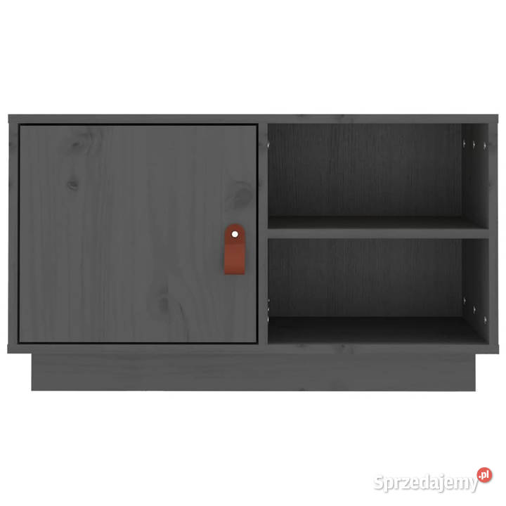 Szafka pod TV szara 70x34x40 lite drewno sosnowe mazowieckie Warszawa