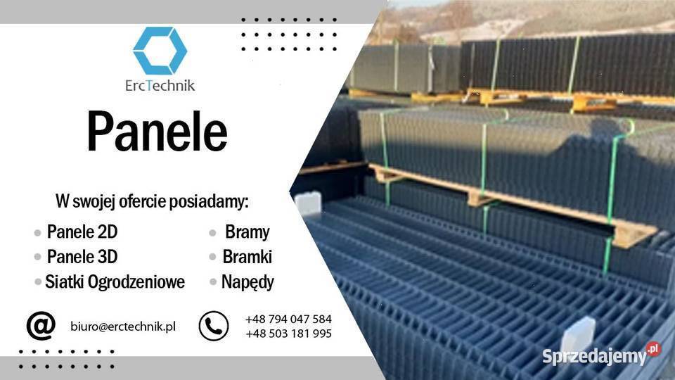 Nowoczesne Panele Ogrodzeniowe 2D 3D Siatki i panele Torzym