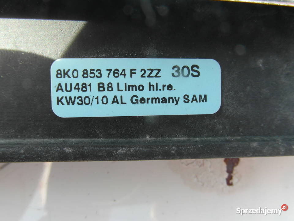 LISTWA CHROM PRAWY TYŁ AUDI A4 B8 8K0853764F 2ZZ sprzedam