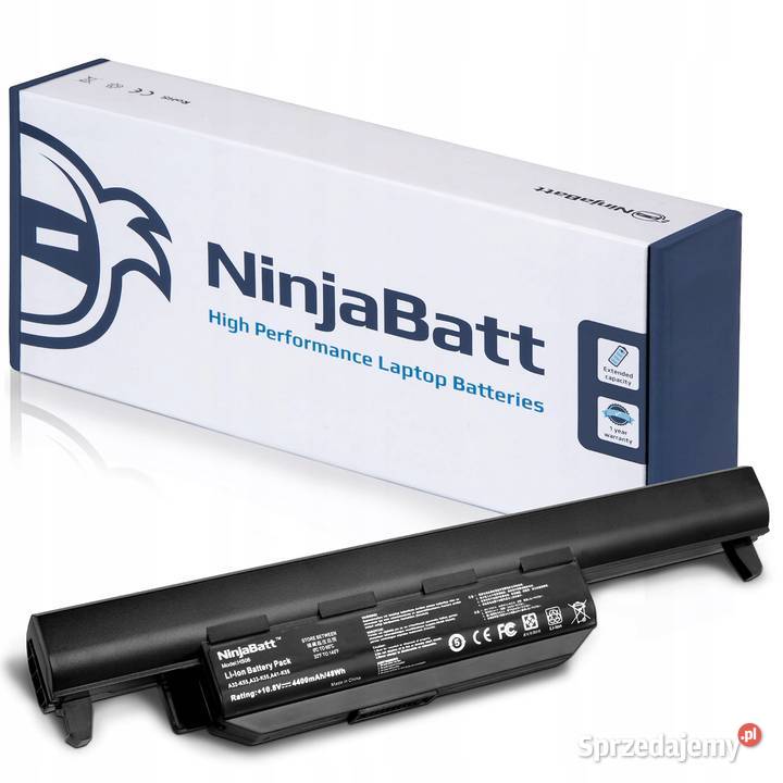 Bateria NinjaBatt A32K55 ASUS X75V F75VD