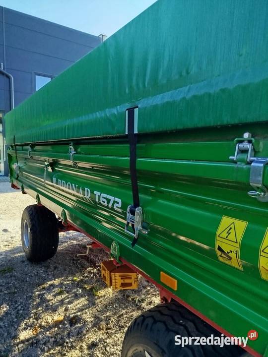 Przyczepa rolnicza dwuosiowa Pronar T672 łódzkie