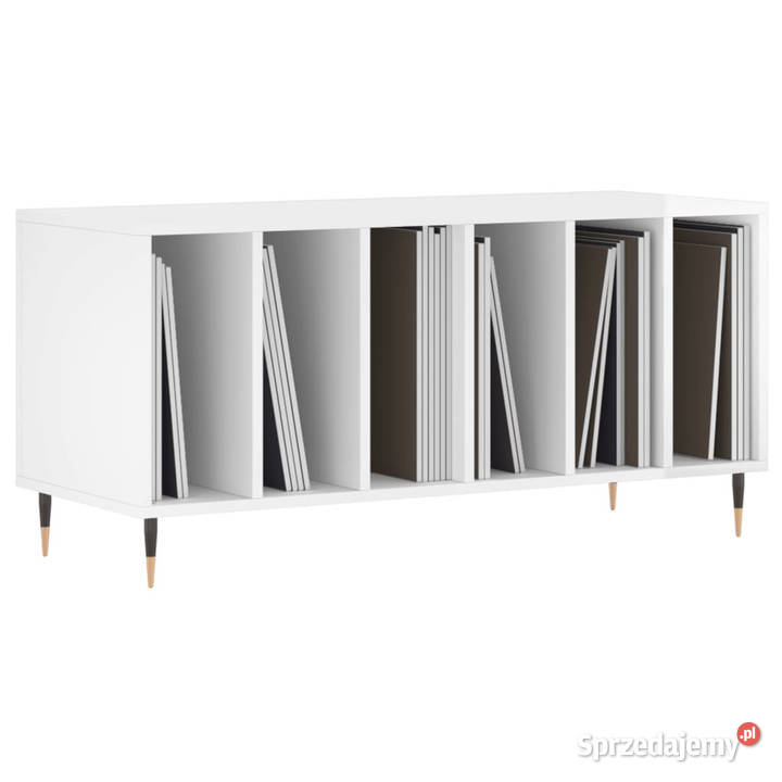 Szafka na płyty wysoki połysk biała 100x38x48 Warszawa