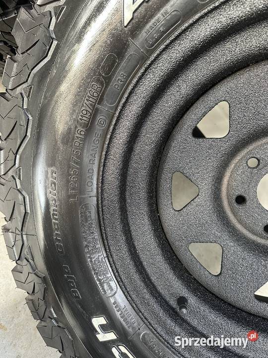 Komplet Kół OffRoad Felgi stalowe 16 Opony Pasłęk