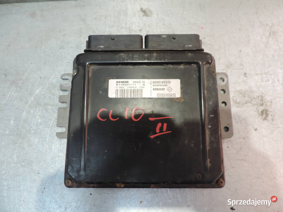RENAULT KOMPUTER STEROWNIK CLIO 2 14 S118301111A