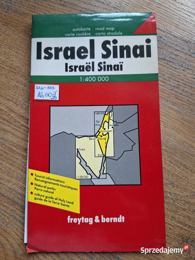 Israel Sinai 1400 000 mapa małopolskie