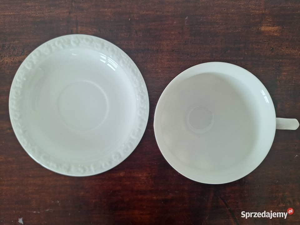 Rosenthal Maria Biała porcelanowa filiżanka do biały Gdańsk