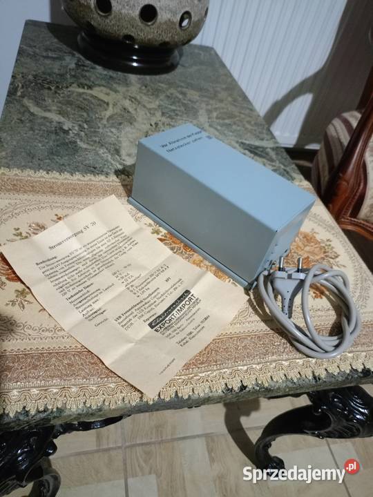 Zabytkowy Zasilacz 24 V RFT DDR Vintage Drawski Młyn sprzedam