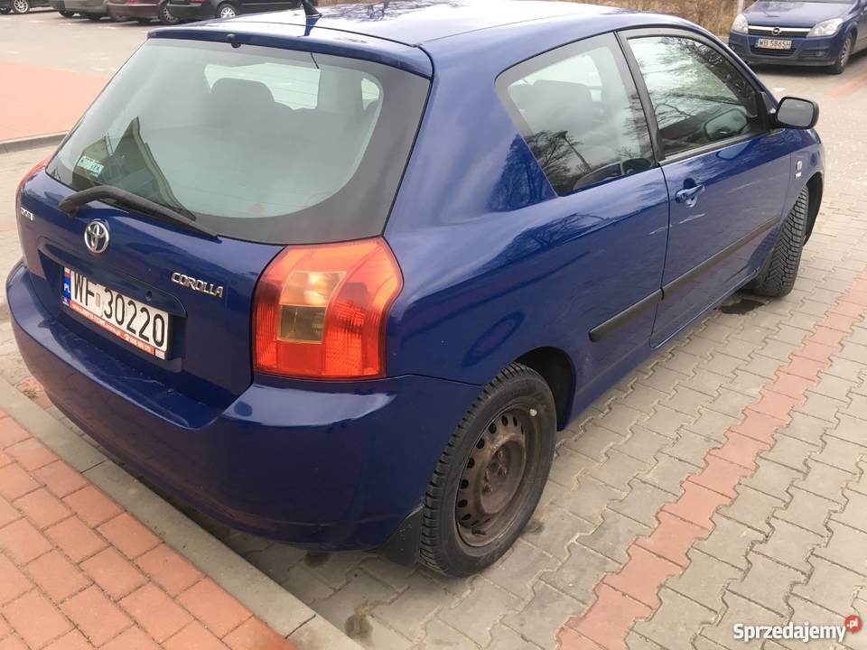 Toyota Corolla E12 14 Vvti 2002 benzyna mazowieckie Warszawa sprzedam