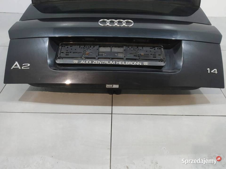 KLAPA TYŁ SZYBA CZARNA Audi A2 I 19992005 A2 osobowe